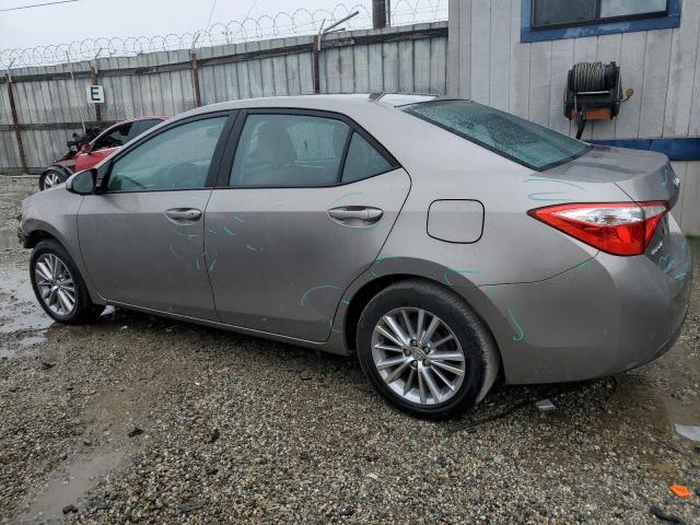 5YFBURHEXFP219578 - 2015 TOYOTA COROLLA L BEIGE photo 2