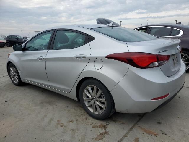 5NPDH4AE1FH586487 - 2015 HYUNDAI ELANTRA SE SILVER photo 2