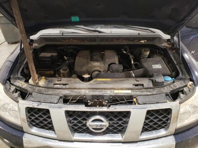 1N6BA07B06N501265 - 2006 NISSAN TITAN XE BLUE photo 11