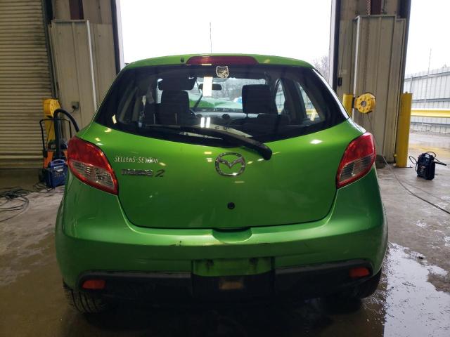 JM1DE1HY9B0116190 - 2011 MAZDA MAZDA2 GREEN photo 6