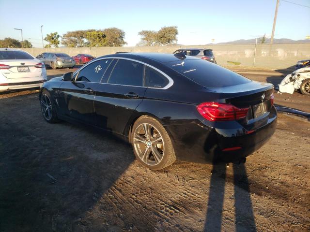 WBA4J1C55JBA30046 - 2018 BMW 430I GRAN COUPE BLACK photo 2