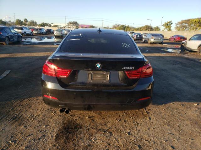 WBA4J1C55JBA30046 - 2018 BMW 430I GRAN COUPE BLACK photo 6