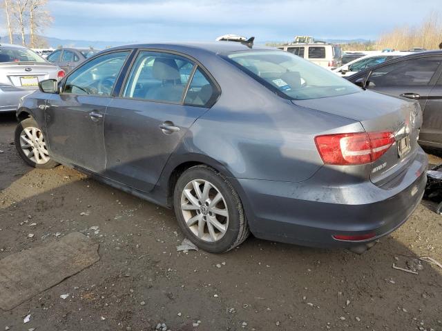 3VWD17AJ2FM267223 - 2015 VOLKSWAGEN JETTA SE GRAY photo 2