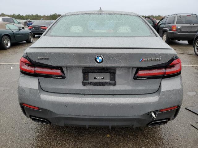 WBA13BK07MCG09028 - 2021 BMW M550XI GRAY photo 6