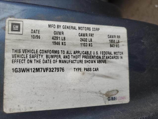 1G3WH12M7VF327976 - 1997 OLDSMOBILE CUTLASS SU SL BLUE photo 12