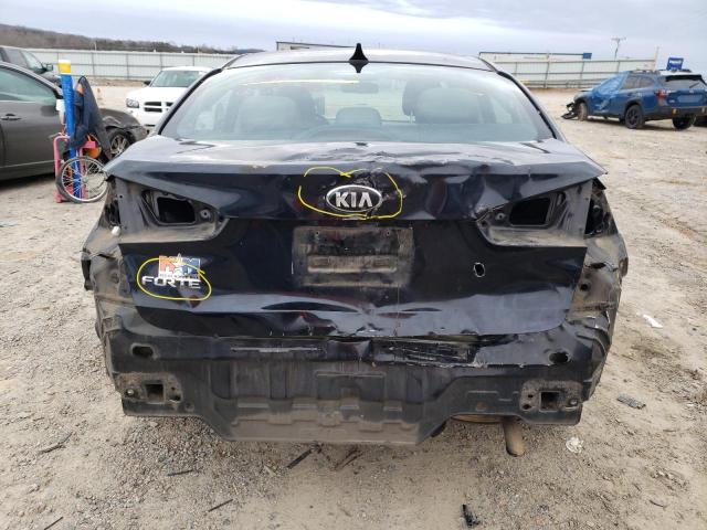 KNAFK4A66F5434558 - 2015 KIA FORTE LX BLACK photo 6