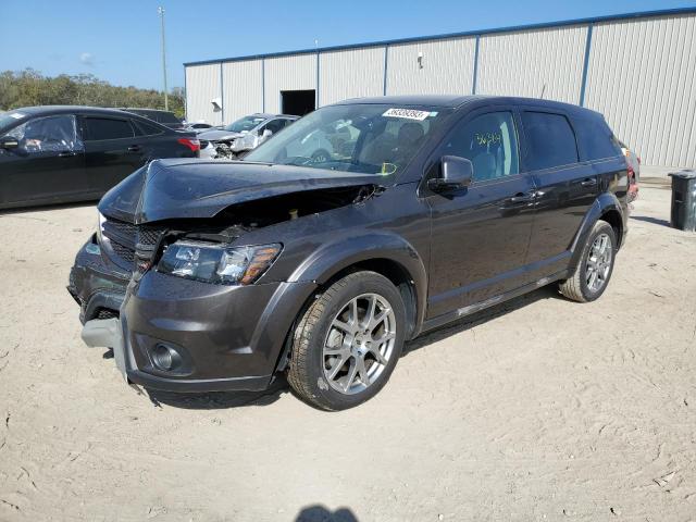 3C4PDCEGXKT717117 - 2019 DODGE JOURNEY GT GRAY photo 1