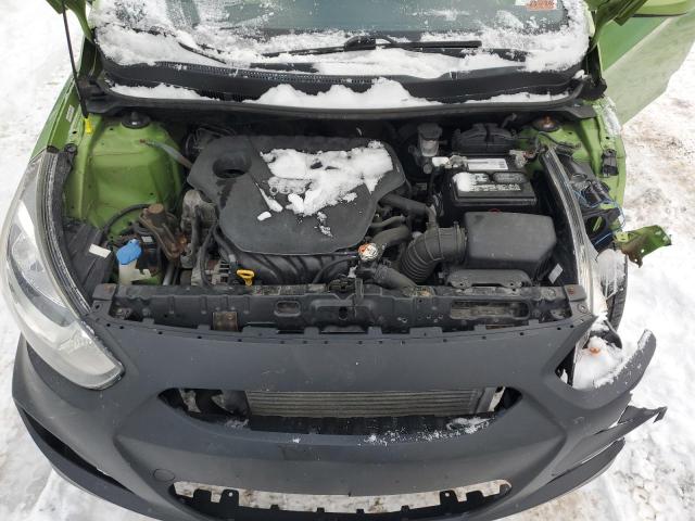 KMHCT5AE2DU082674 - 2013 HYUNDAI ACCENT GLS GREEN photo 11