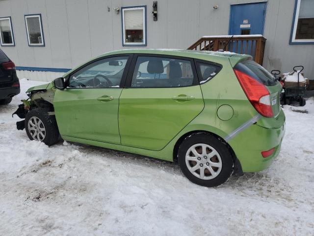 KMHCT5AE2DU082674 - 2013 HYUNDAI ACCENT GLS GREEN photo 2