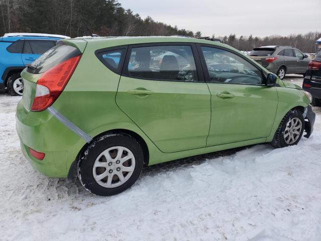 KMHCT5AE2DU082674 - 2013 HYUNDAI ACCENT GLS GREEN photo 3