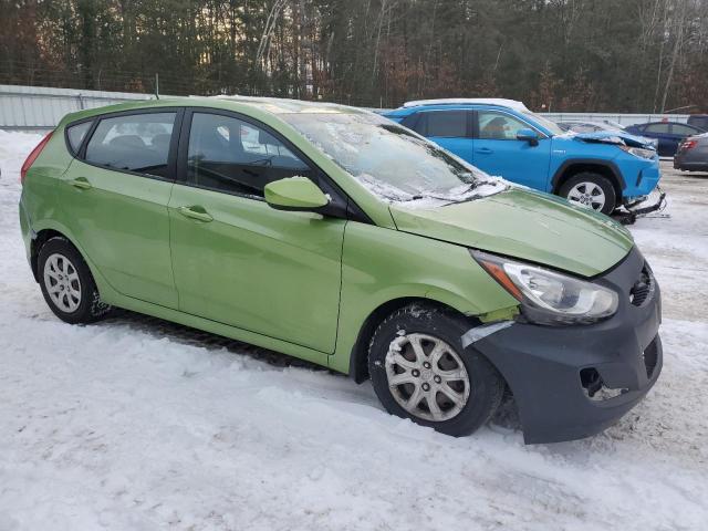 KMHCT5AE2DU082674 - 2013 HYUNDAI ACCENT GLS GREEN photo 4