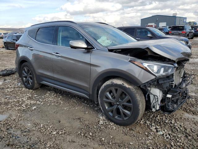 5NMZWDLAXJH105020 - 2018 HYUNDAI SANTA FE S SILVER photo 4