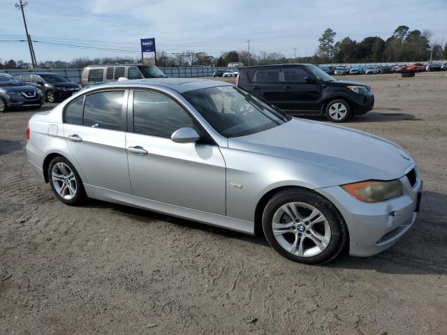 WBAVA33568KX84337 - 2008 BMW 328 I SILVER photo 4