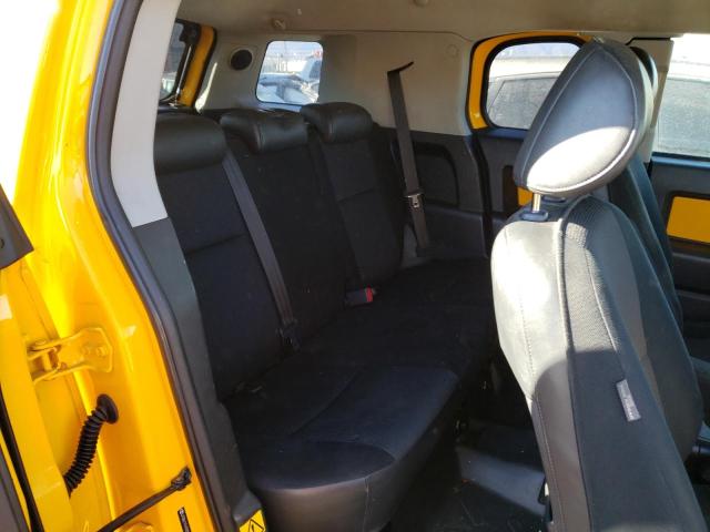 JTEBU11F670021527 - 2007 TOYOTA FJ CRUISER YELLOW photo 10