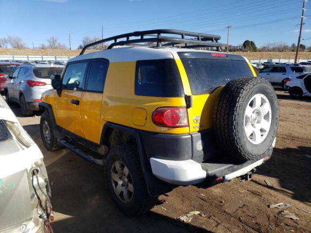 JTEBU11F670021527 - 2007 TOYOTA FJ CRUISER YELLOW photo 2