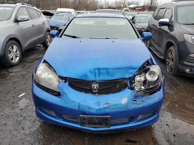 JH4DC54805S016845 - 2005 ACURA RSX BLUE photo 5