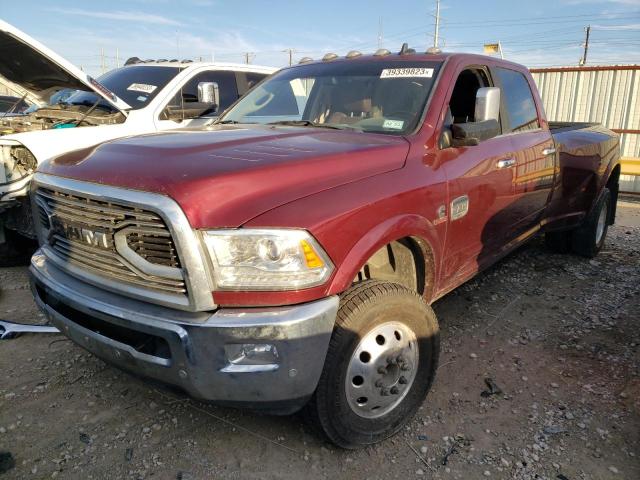 3C63RRKL5JG152973 - 2018 RAM 3500 LONGHORN RED photo 1