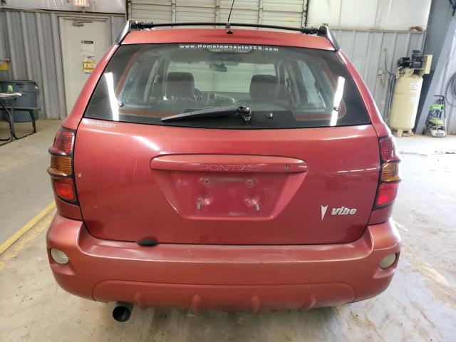 5Y2SL62834Z424005 - 2004 PONTIAC VIBE RED photo 6