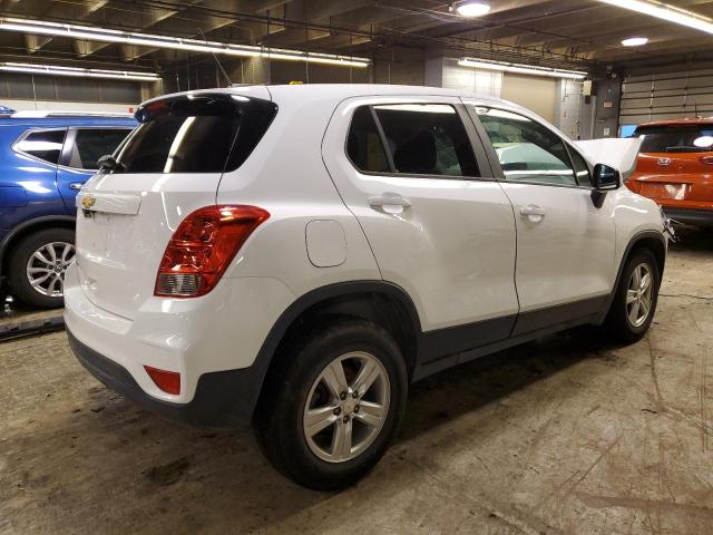 3GNCJNSB6LL137352 - 2020 CHEVROLET TRAX LS WHITE photo 3