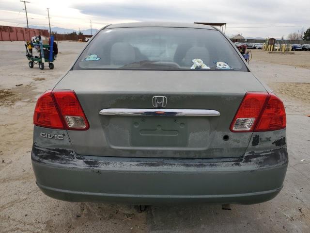 2HGES16513H618454 - 2003 HONDA CIVIC LX GREEN photo 6