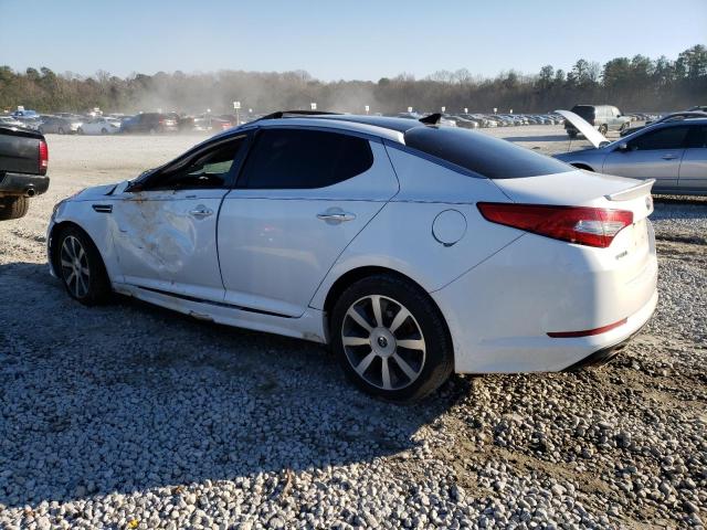 5XXGR4A65CG055139 - 2012 KIA OPTIMA SX WHITE photo 2