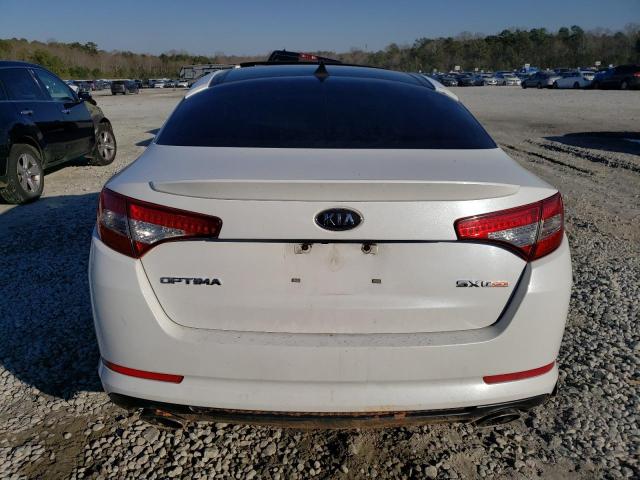 5XXGR4A65CG055139 - 2012 KIA OPTIMA SX WHITE photo 6