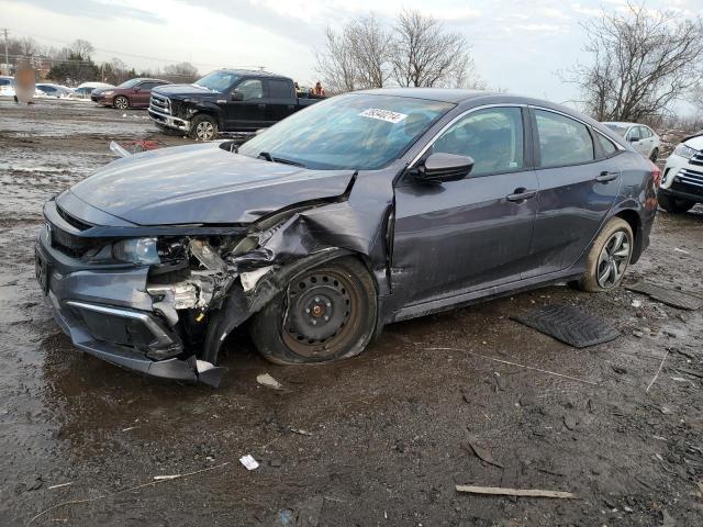 2HGFC2F64LH530353 - 2020 HONDA CIVIC LX GRAY photo 1