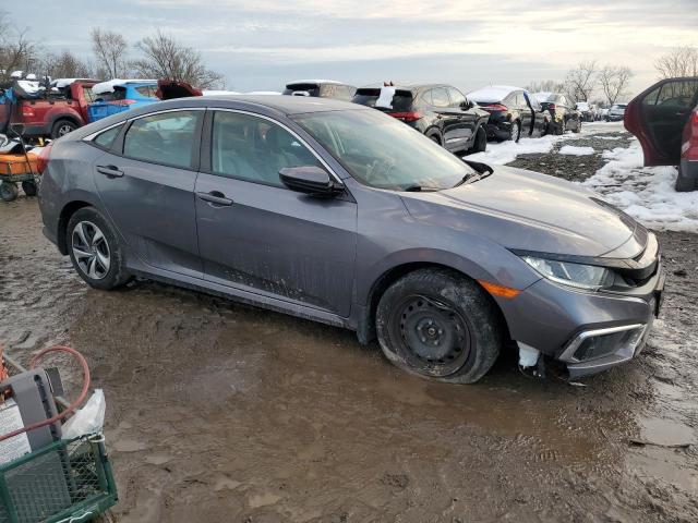 2HGFC2F64LH530353 - 2020 HONDA CIVIC LX GRAY photo 4