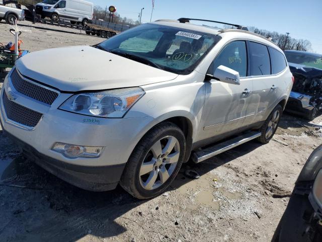 1GNKRLED5BJ260698 - 2011 CHEVROLET TRAVERSE LTZ WHITE photo 1