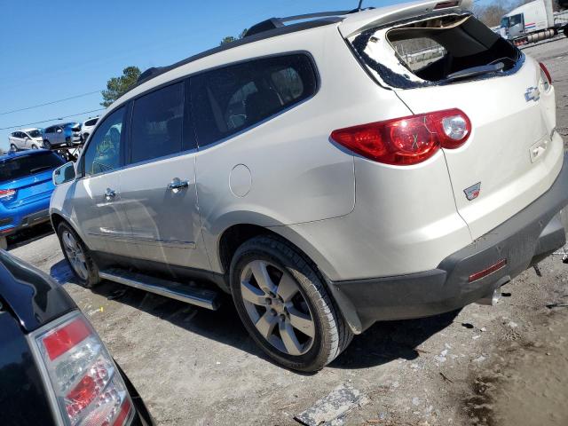 1GNKRLED5BJ260698 - 2011 CHEVROLET TRAVERSE LTZ WHITE photo 2