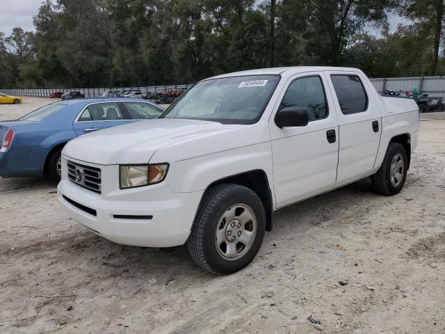 2HJYK16256H553013 - 2006 HONDA RIDGELINE RT WHITE photo 1