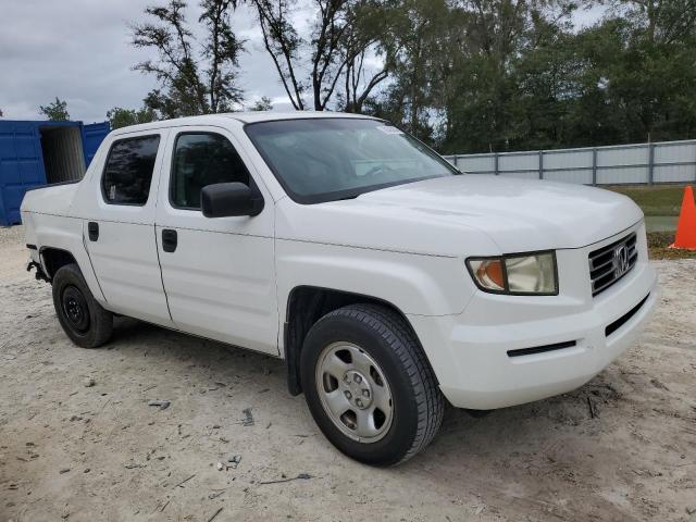 2HJYK16256H553013 - 2006 HONDA RIDGELINE RT WHITE photo 4