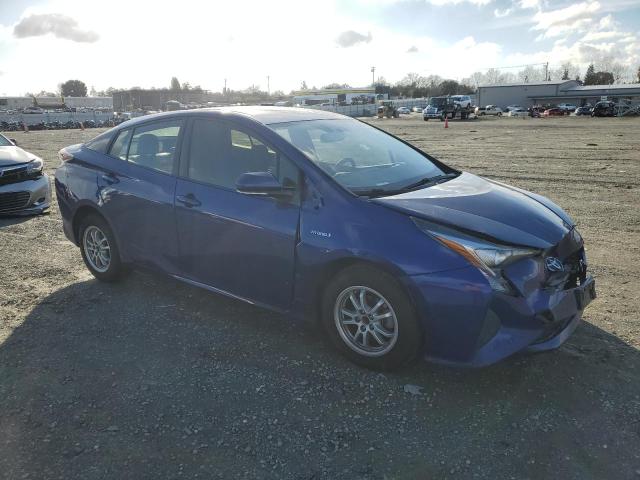 JTDKARFU3G3526801 - 2016 TOYOTA PRIUS BLUE photo 4