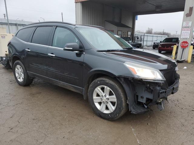 1GNKVJKD1DJ235062 - 2013 CHEVROLET TRAVERSE LT BLACK photo 4