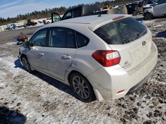 JF1GPAC68D2869137 - 2013 SUBARU IMPREZA PREMIUM WHITE photo 2