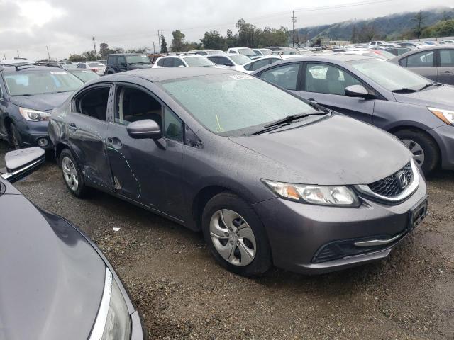 19XFB2F52FE256305 - 2015 HONDA CIVIC LX GRAY photo 4