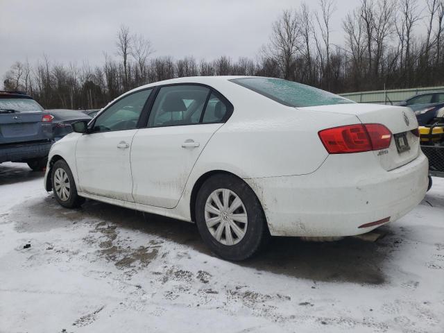 3VW1K7AJXEM330017 - 2014 VOLKSWAGEN JETTA BASE WHITE photo 2