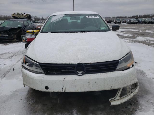 3VW1K7AJXEM330017 - 2014 VOLKSWAGEN JETTA BASE WHITE photo 5