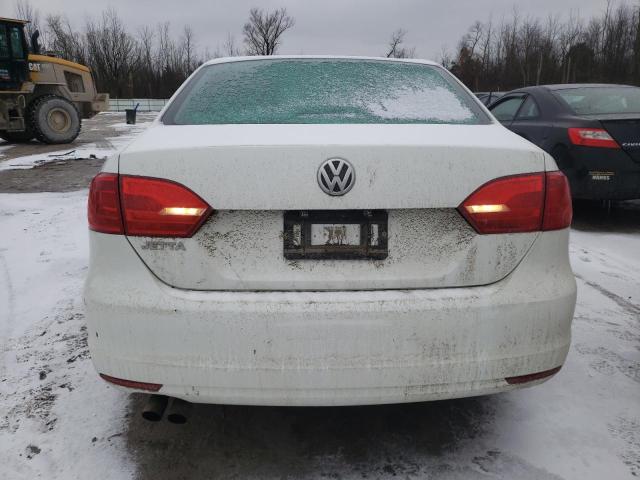 3VW1K7AJXEM330017 - 2014 VOLKSWAGEN JETTA BASE WHITE photo 6