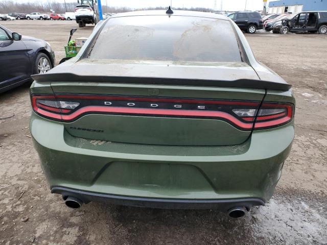 2C3CDXGJ3KH637623 - 2019 DODGE CHARGER SCAT PACK GREEN photo 6