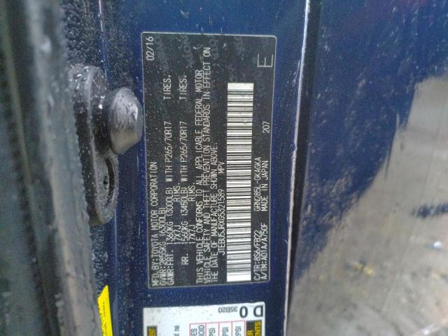 JTEBU5JRXG5321589 - 2016 TOYOTA 4RUNNER SR5/SR5 PREMIUM 蓝色 照片 14