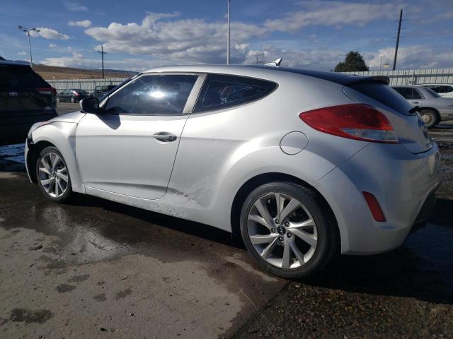 KMHTC6AD5GU262510 - 2016 HYUNDAI VELOSTER SILVER photo 2