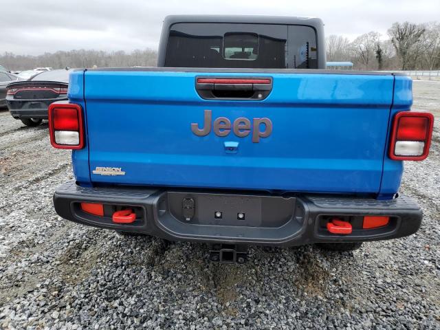 1C6JJTBG5PL501656 - 2023 JEEP GLADIATOR RUBICON BLUE photo 6