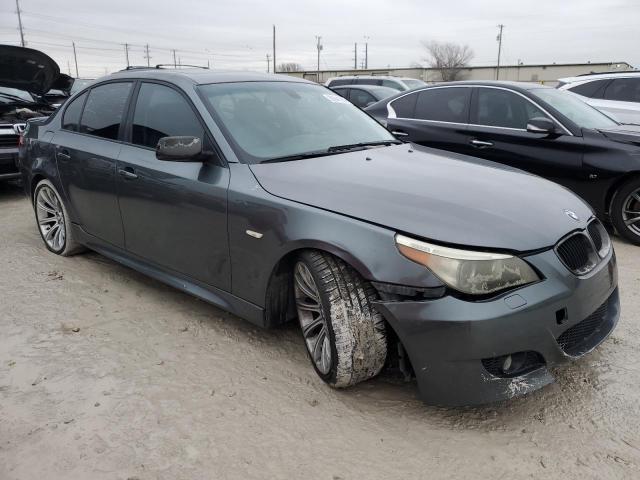 WBANE73557CM49512 - 2007 BMW 530 I GRAY photo 4