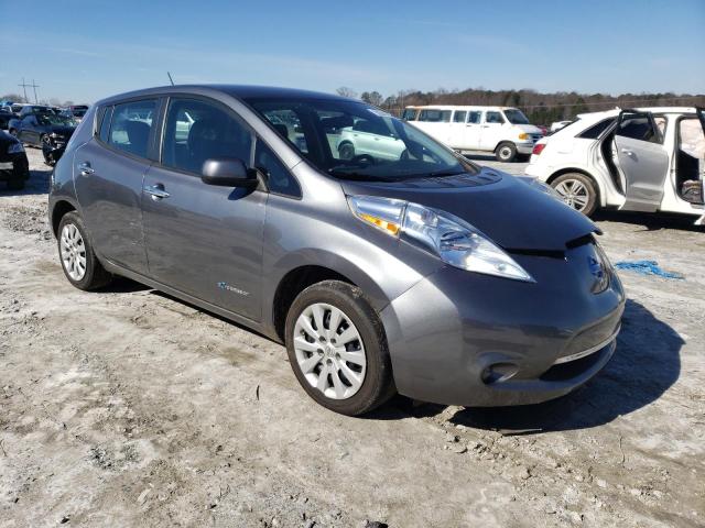 1N4AZ0CP4FC318011 - 2015 NISSAN LEAF S GRAY photo 4