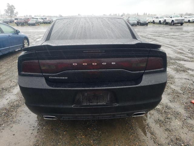 2C3CDXBG9EH268900 - 2014 DODGE CHARGER SE BLACK photo 6