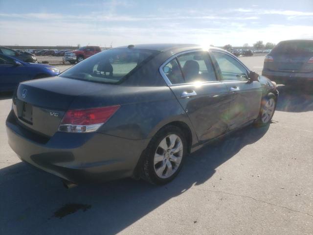 1HGCP36838A072843 - 2008 HONDA ACCORD EXL GRAY photo 3