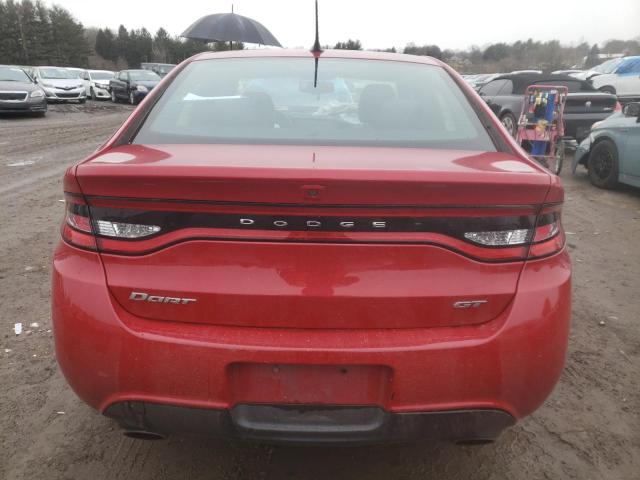 1C3CDFEB3GD592872 - 2016 DODGE DART GT RED photo 6