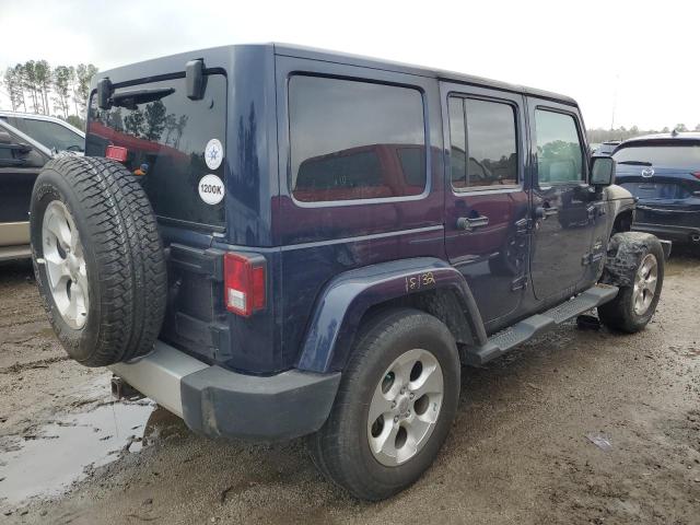 1C4HJWEG3DL627725 - 2013 JEEP WRANGLER U SAHARA BLUE photo 3
