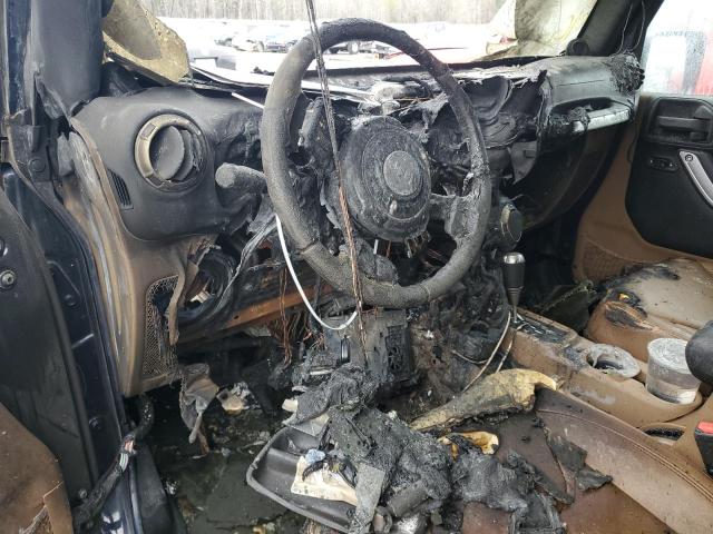 1C4HJWEG3DL627725 - 2013 JEEP WRANGLER U SAHARA BLUE photo 8